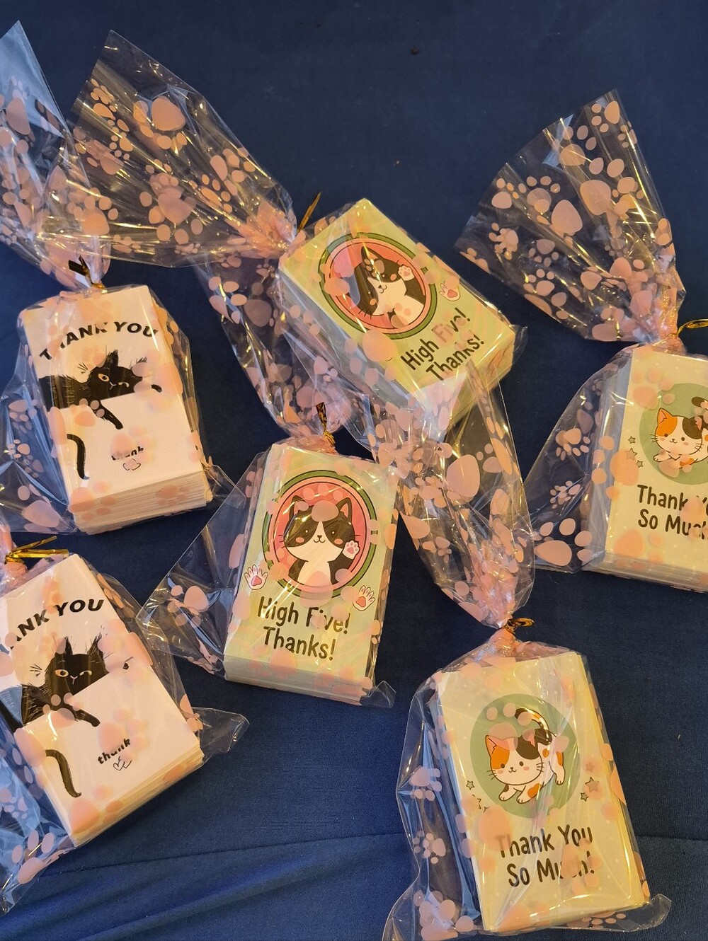 NEW 🐈‍ SMALL BUSINESS 🐈 CAT TY CARDS 💝 Thick Card Stock 100 Count 🐱 CHOOSE 1